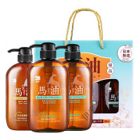 蝶印牌 马油礼品套装(2瓶清爽+1瓶滋养型) 单位:套