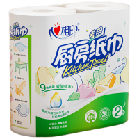 心相印2粒装75节4提装印花厨房纸巾*1提 KT102 单位:提