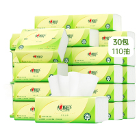 心相印茶语丝享系列30包110抽三层塑料纸面巾 DT15110 单位:箱