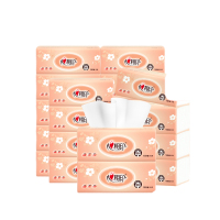 心相印经典系列150抽二层塑装纸面巾4包*5提(150抽/包) DT25150 单位:箱