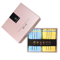 金号/爱丁堡/婴幼儿A类标准系列-4双条毛巾礼盒装HY1169-4 单位:盒