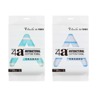 金号A-TIMES系列梦幻4A抗菌毛巾-2 双条毛巾袋装AT007-2 单位:袋