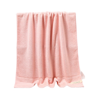 洁丽雅 Grace 鲁道夫抗菌浴巾纯棉成人柔软吸水加厚婴儿全棉男女儿童家用140*70cm(颜色随机) 单位:袋