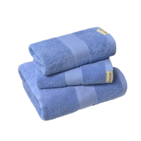 洁丽雅 Grace 浴巾家用A类纯棉1浴巾+2毛巾 组合装 成人男女柔软吸水全棉大号毛巾浴巾裹巾(颜色随机) 单位:袋