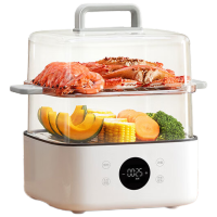 米家小米电蒸锅N1 家用电煮锅电火锅多功能锅 炖蒸煮涮一体锅 不粘锅内胆 304不锈钢 三层大容量13L