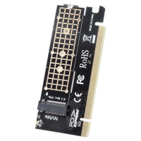 佳翼(JEYI)NVME硬盘转接卡PCIE X16 4.0 m.2 NVME满速M-Key扩展GEN3转接卡雨燕MX16