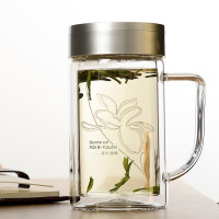 富光 办公杯+直杯 XBZQ 320ml+320ml 高硼硅玻璃 单盒包装 单位:套