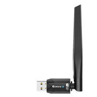 Enmane英曼WiFi6免驱动usb无线网卡台式机专用wifi接收器电脑笔记本主机5G双频网络发射外置高增益双天线