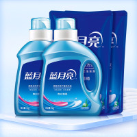 蓝月亮6斤洗衣液组合:自然亮白1kg×2+自然亮白500g袋×2 单位:套