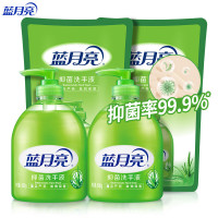 蓝月亮芦荟抑菌洗手液500g×2+芦抑菌洗手液瓶补500g×2 单位:套