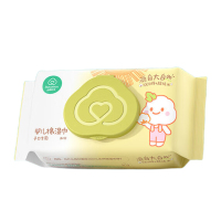 全棉时代 婴儿棉湿巾手口专用65g,150mm×200mm,80片/包 单位:袋