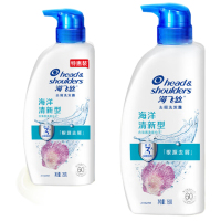 海飞丝去屑洗发水男士女士海洋清新750g 单位:瓶