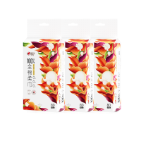 心相印 纯棉系列80片装洗脸巾(双开口随心抽)3包组套 3XCK080单位:组