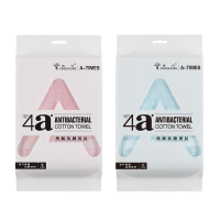 金号A-TIMES系列瑞柏4A抗菌毛巾-2 双条毛巾袋装AT008-2 单位:袋
