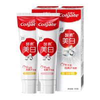 高露洁 美白牙膏沁爽 白桃味 120g*2支