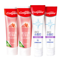 高露洁 劲白小苏打 牙膏家庭装120g*4支