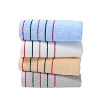 洁丽雅(Grace)毛巾4条装纯棉洗脸家用成人柔软全棉吸水男女加厚大毛巾 95g/条 单位:袋