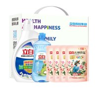 立白除菌洗衣液1.05kg 酵素洁净六件套(1905g) 单位:盒