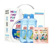 立白除菌洗衣液1.05kg 酵素洁净五件套(2160g) 单位:盒