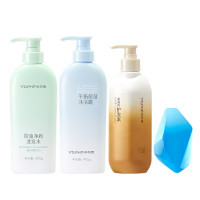 和风雨洗护沐香皂套装 (洗发水+护发素+沐浴露+香皂)400g+300g+400g+100g 单位:套