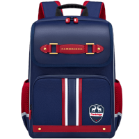 CS13973第九城堡书包小学生男孩护脊儿童书包英伦风女生减负双肩背包3-6年级 剑桥蓝