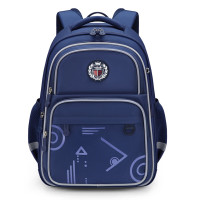 第九城堡 小学生书包3-6年级男孩大容量儿童护脊背包女生减负抑菌书包 剑桥蓝 CS33999