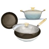 巴尔德白玉兰锅具三件套BT-5013