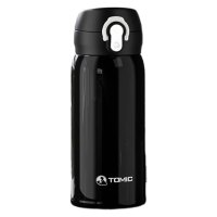 特美刻弹跳盖保温杯TZD70018(小号)黑
