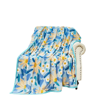 红蜻蜓云丝绒盖毯-花海 HQT-3006