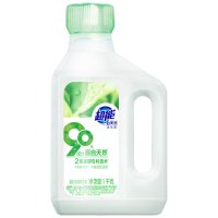 超能 自天然洗衣液 香根草香 1kg*1瓶 抵抗污渍 亮白焕彩 敏感肌适用/