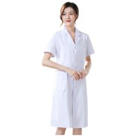 乐优佰易 长袖白大褂 标准款XL码 医生男女学生化学实验用工作服