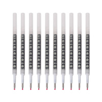 斑马牌(ZEBRA)中性笔替芯(适用于JJM88)0.5mm子弹头大容量笔芯 RBJF5 黑色 10支装