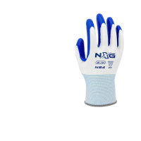 NXG 浸胶劳保手套 丁腈橡胶耐磨防滑胶皮 工地干活工作防护 N84