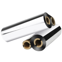 e代蜡基碳带110mm*70m双轴2支装 适用斑马gk888t/zd888t条码打印机机热转印标签机 碳带卷
