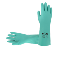 NXG 耐酸碱手套 X20加厚加长丁腈橡胶工业劳保耐磨工作防水防滑防化实验室男女