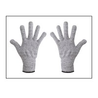 铸固 防割手套 劳保5级防刀切割刺不锈钢丝工作防护耐磨铁手套