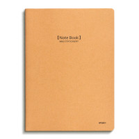 晨光(M&G)文具A5/40张缝线本 办公记事笔记本本子 简约生活系列牛皮纸学生软抄办公本 4本APYFJ12