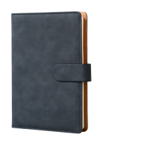 法拉蒙 faramon A5笔记本本子简约加厚记事本商务会议记录本办公文具日记本 A5-黑色