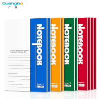 广博(GuangBo)A5笔记本子办公会议本记事本学生日记本软抄本 40张10本装颜色随机 GBR0790