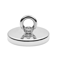 北极熊(Polar bear)FM-D25 强磁打捞磁铁圆形直径25mm 拉力0-34斤 1个装 强力磁铁吸铁石