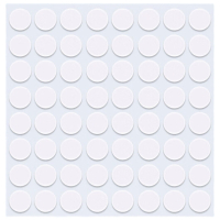 得印纳米点点胶 无痕胶 圆点双面胶强力贴粘贴片易撕不易伤墙春联对联贴婚房气球贴直径1cm 320枚0679