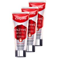 高露洁(Colgate)[孙颖莎同款]无水红管酵素美白牙膏101g*3亮白深层去黄去牙渍