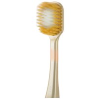 惠百施65孔宽头软毛牙刷成人超高效Pro+清新口腔护龈1支颜色随机