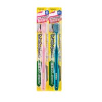 惠百施纤羽护龈清新口腔成人情侣孕妇软毛牙刷日本进口2支装颜色随机