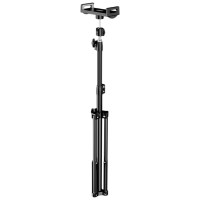 毕亚兹[2.1米]平板支架落地直播三脚架自拍杆录像主播站立式桌面便携户外伸缩折叠固定三角支撑架 B65