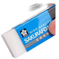 樱花(SAKURA)日本橡皮擦 学生考试学生文具美术素描绘图专用 XRFW-60小号单块 日本进口
