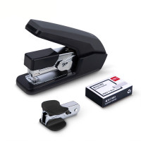 得力(deli)省力订书机组合套装(订书器 起钉器 订书钉) 办公用品 适配12#钉 34477