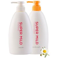 惠润(SUPER MiLD)鲜花洗发露护发素清爽蓬松洗护套装600ml*2男女士洗发水