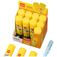 得力(deli)20g高粘度PVP固体胶水 无甲醛快干耐用胶棒 强力粘接 学生文具办公用品 P07092 12支装