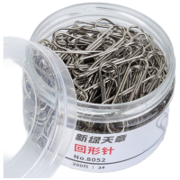 天章 (TANGO)200枚/筒 金属防锈曲别针 资料收纳整理 办公室文具用品 3#29mm镀镍回形针